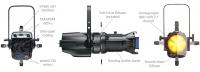ColorSource Spot Light Engine, XLR, Black Профильный LED светильник, для ZOOM объективов. ETC