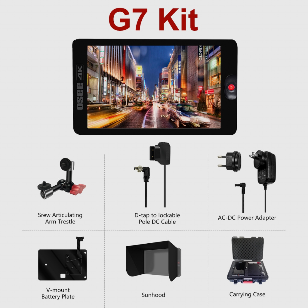 Комплект поставки набора OSEE G7 Kit Комплект поставки набора OSEE G7 Kit