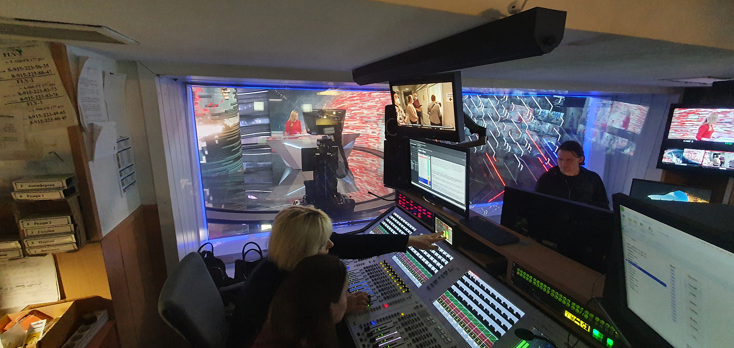 Проект VIDAU Systems «Модернизация новостного аппаратно-студийного блока телекомпании АО «ТВ-Центр». + Виртуальный тур