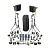 Комплект света Dedolight SLED4-BI-M-E