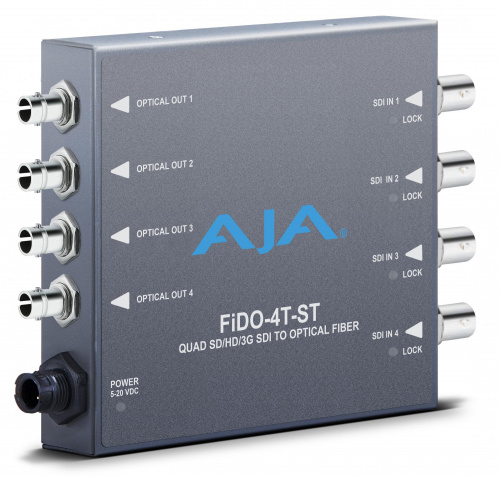 Четырёхканальный миниконвертер AJA FiDO-4T-ST