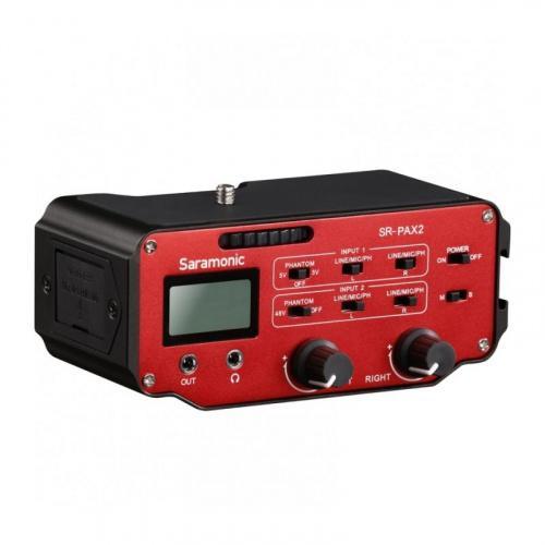 Микшер накамерный Saramonic SR-PAX2 (1 стерео, 2 моно-входа 3,5 мм)