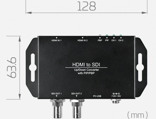 Преобразователь 2 × HDMI to SDI Yuan