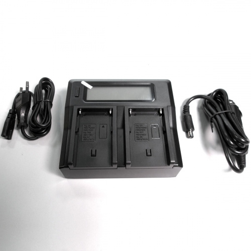 Зарядное устройство 2-х канальное 8,4В CNRY NP-F LCD Dual