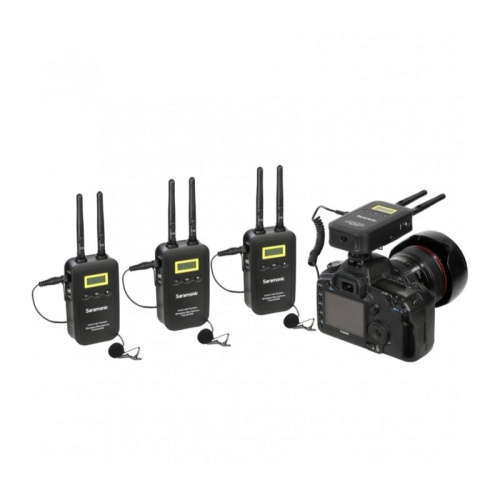 Цифровая радиосистема с 3 передатчиками и 1 приемником Saramonic VmicLink5 TX+TX+TX+RX