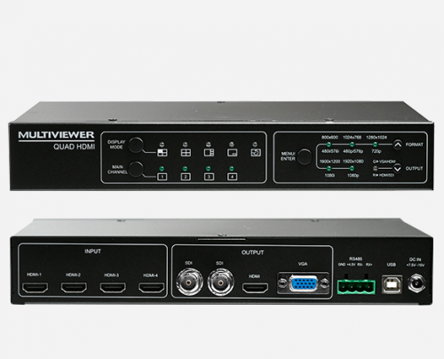 Мультивходовый кросс конвертер Quad HDMI (HDMI MUX) Yuan