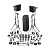 Комплект света Dedolight SLED4-D-M-E
