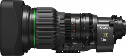 Телевизионный объектив 2/3" со встроенным экстендером 2x CANON CJ24ex7.5B IASE-S