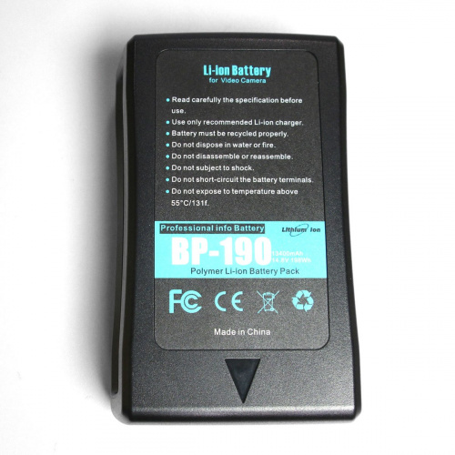 Аккумуляторная батарея V-mount 14,4В 190Вт*ч CNRY BP-190S