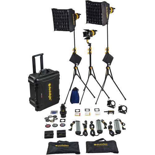Комплект света DEDOLIGHT KLT7-3-BI-E