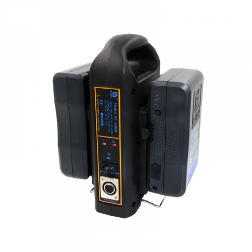Двухканальное зарядное устройство Li-ion V-Mount батарей + выход пост, тока FXLION PL-1680B