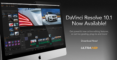 Blackmagic Design анонсирует DaVinci Resolve 10.1