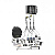Комплект из 3 приборов DEDOLIGHT BWLED2x1-BI-B-E