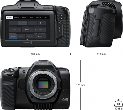 Blackmagic Pocket Cinema Camera 6K Pro камера