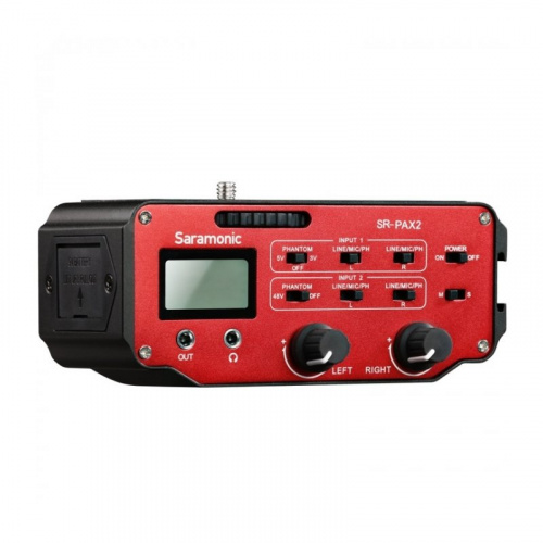 Микшер накамерный Saramonic SR-PAX2 (1 стерео, 2 моно-входа 3,5 мм)