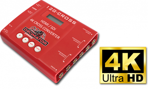 DECIMATOR 12G-CROSS 4K HDMI/SDI Cross Converter with Scaling and Frame Rate Conversion