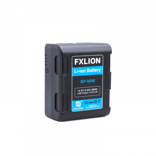 Аккумуляторная батарея  V-Mount, 14,8V, 6,6 Ah, 98Wh, 2хD-tap FXLION BP-M98