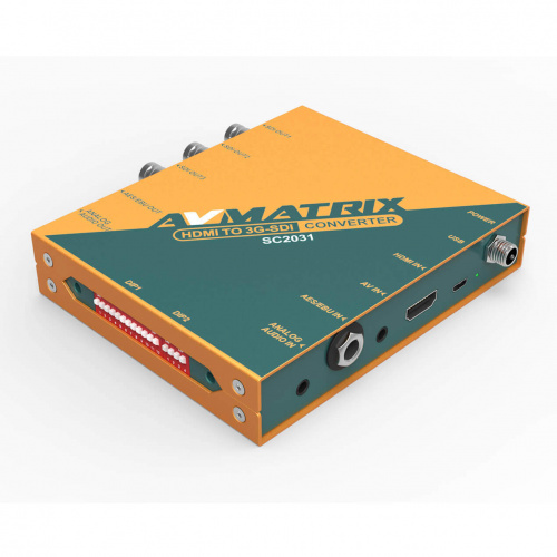 Конвертер AVMATRIX SC2031 HDMI/AV в 3G-SDI с масштабированием