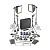 Комплект света Dedolight SLED2x2-BI-M-E