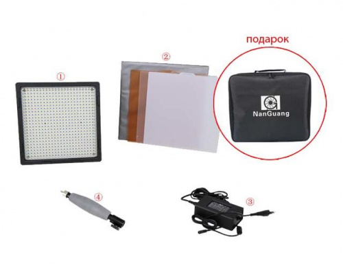 Комплект осветительного оборудования Nanlite (Nanguang) CN-576 3KIT+T